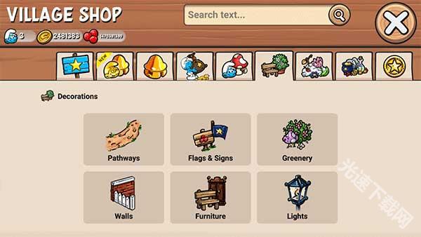 蓝精灵村庄下载